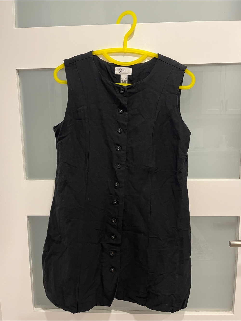 Japna Sleeveless Button-Front Dress